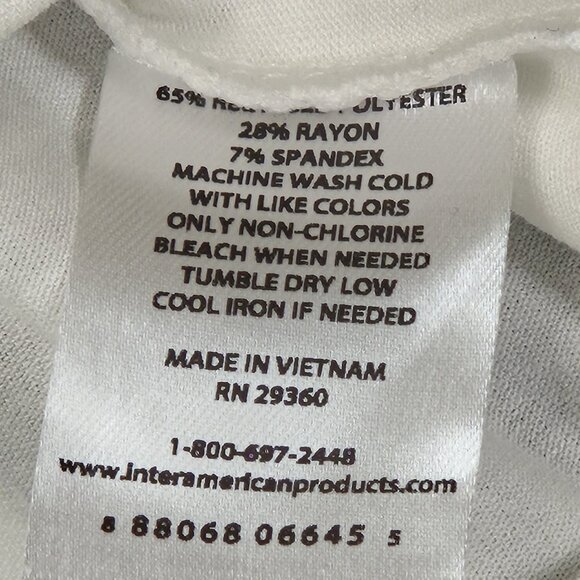 Traj3ctory Activewear Women's Size M White Racerback Training Tank Top - Picture 5 of 9